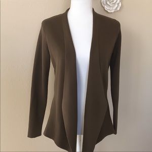Eileen Fisher Angle Front Silk/Cotton Cardigan